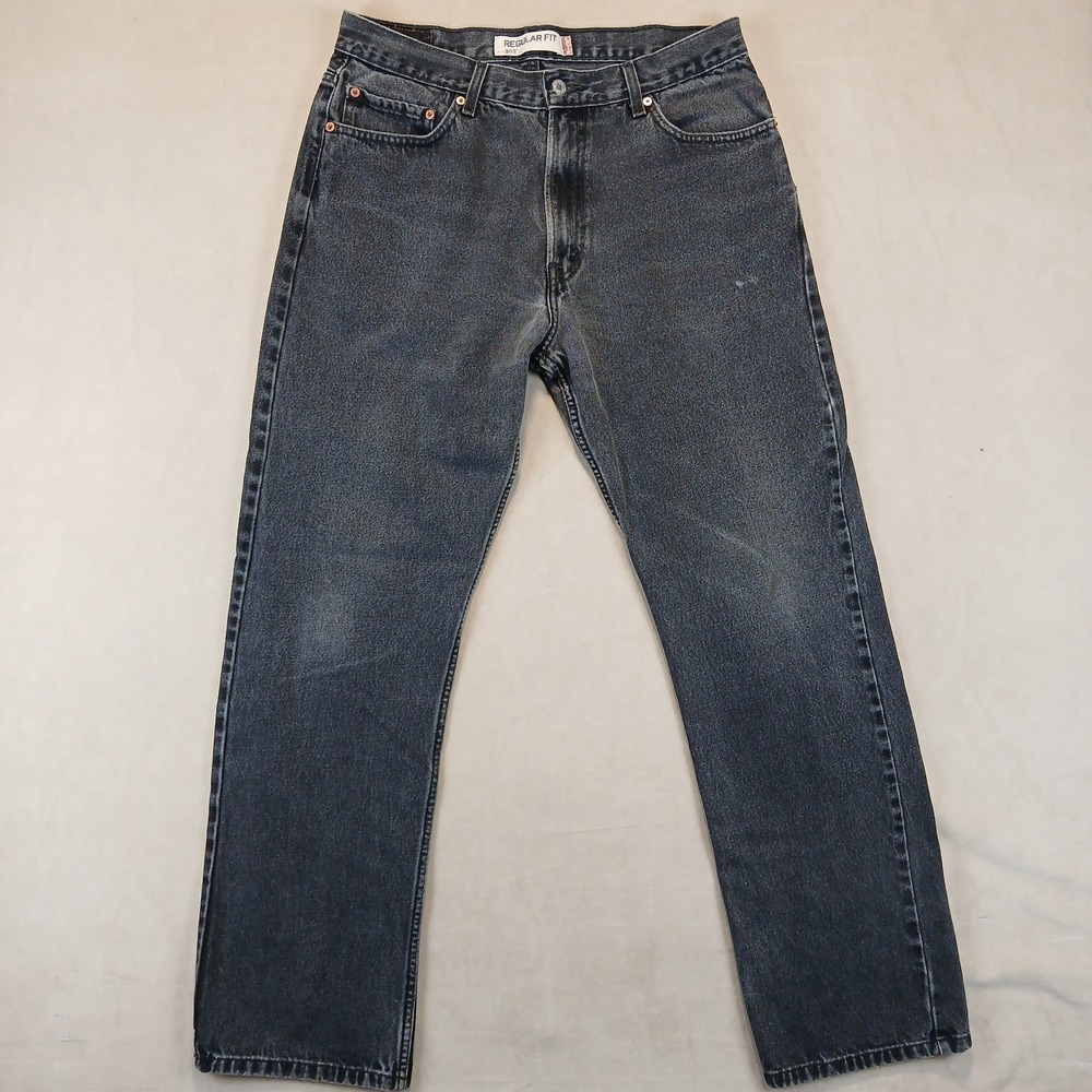 Vintage 505 36x34 Mens Jeans Black 2007 (34x31)